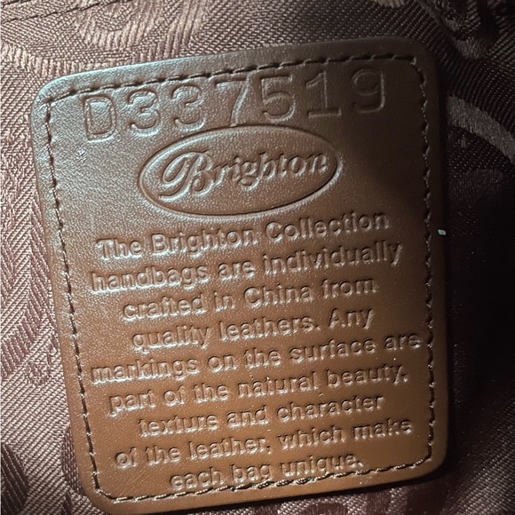Brighton *NEW* Genuine Leather Shoulder Bag. Size OS - Picture 8 of 16